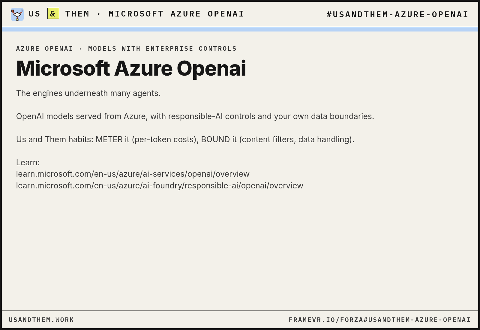 area azure openai