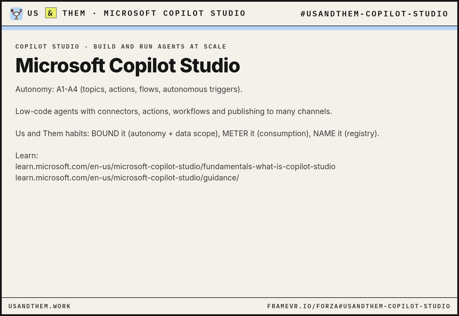 area copilot studio
