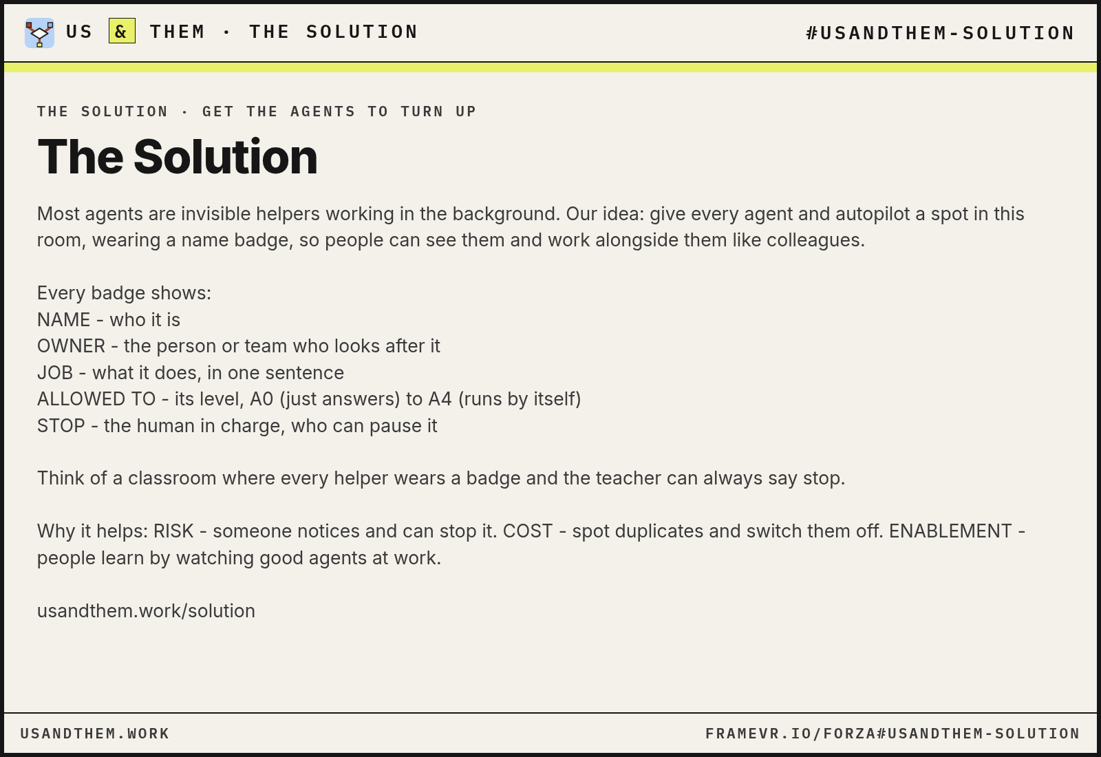 area solution